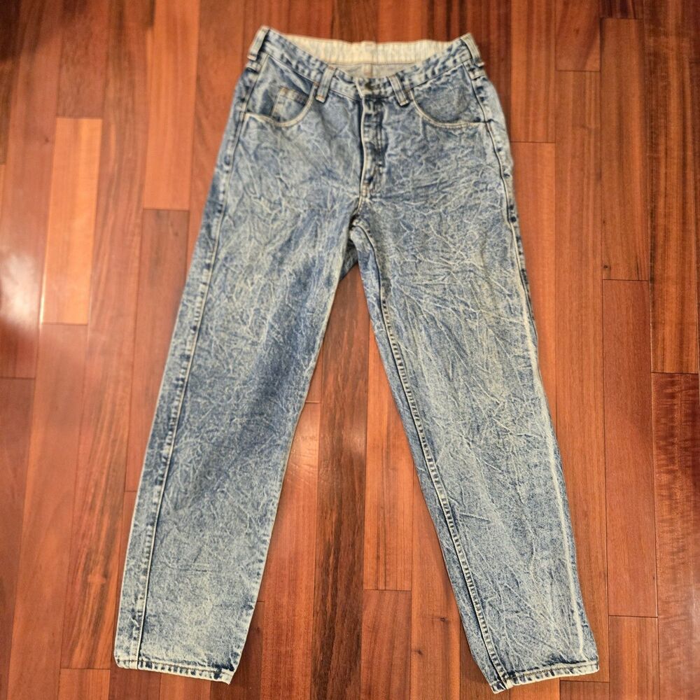 Vintage Aeropostale Denim 32" Jeans 90s Classic StoneWash Airplane Grunge Goth